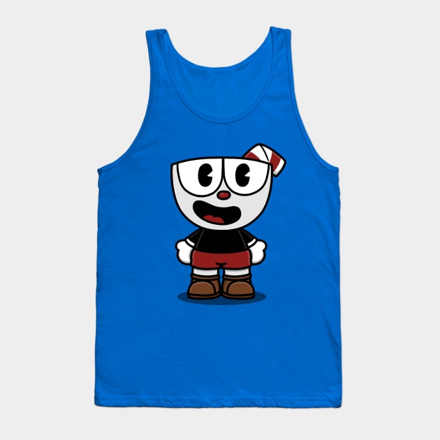 Hello Cuphead Tank Top by bohsky